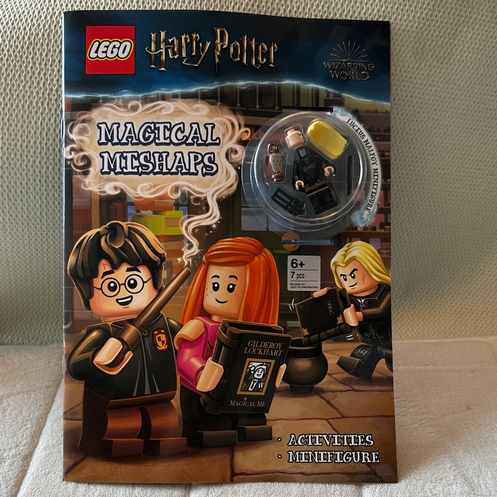 Lego Lucius Malfoy activity book